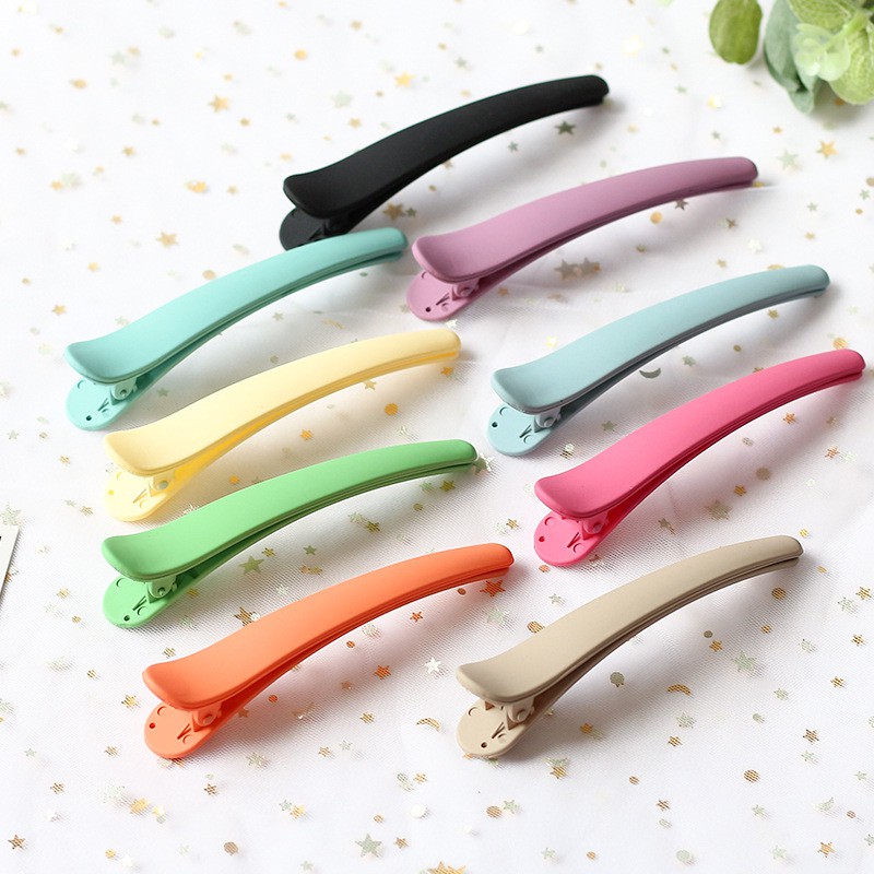 Hair Clips for Styling Non-Slip Colorful Plastic Duckbill Alligator Multicolor Plastic Duck Teeth Hair Barrettes Pins for Women, Baby Kids and Girls