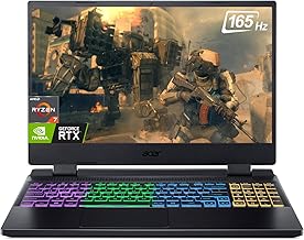 Nitro 5 15.6" QHD 165Hz Gaming Laptop, AMD Ryzen 7 6800H (8 Cores, Up to 4.7GHz), 16GB DDR5 RAM, 512GB SSD, NVIDIA GeForce RTX 3070 Ti 8GB, USB-C, Wi-Fi 6E, BT, HDMI 2.1, RGB Backlit KB, Win 11