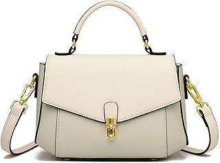 Genuine Leather Crossbody Bag for Women, Tote Bag Removable Shoulder Strap