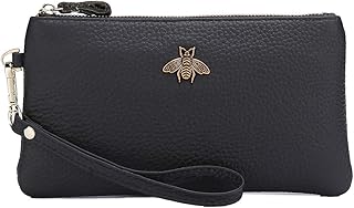 Sponsored Ad - Women's Wristlet Clutch Purse Leather Cell Phone Wallet Handbag with Wrist Strap