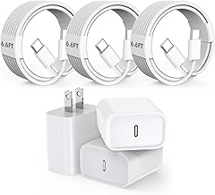 Sponsored Ad - iPhone 17 16 Charger Fast Charging,20W Fast USB C Charger Block 3Pack USBC Type C Fast Charging 6FT Woven Charge Cable for Apple iPhone Air/17 Pro Max/16e/16 ProMax/16Plus/15 Pro/iPad P