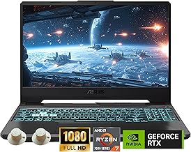 TUF A15 Gaming Laptop, AMD Ryzen 7 7435HS Processor, NVIDIA GeForce RTX 3050, 15.6 inch Full HD Display, 32GB DDR5 RAM, 1TB SSD, Backlit Keyboard, Windows 11 Home, Wi-Fi, Alpacatec Accessory