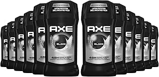 AXE Antiperspirant Stick for Men 12 Count Black 48 Hour Sweat and Odor Protection for Long Lasting Freshness, Frozen Pear & Cedarwood Men's Deodorant 2.7 oz