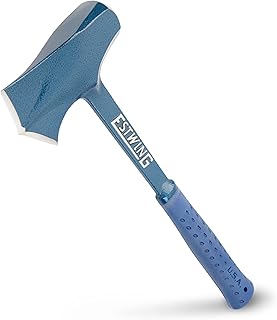 ESTWING Timber Titan - Blue 16" Wood Splitting Maul with Forged Steel Construction & Shock Reduction Grip - E6-TT4