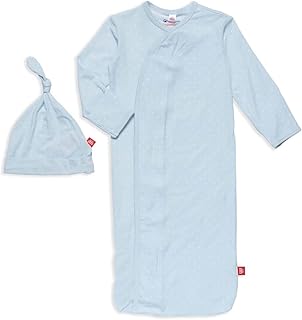 Sponsored Ad - Magnetic Me Modal Newborn Sleeper Gown & Hat Set | Silky Soft Modal Fabric Sleep Sack