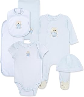Little Me Baby Layette Gift Set - Clothes, Outfits, Essentials for Girls & Boys, Newborns, 3 and 6 Months