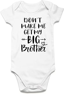 UNIFACO Unisex Baby Funny Saying Outfit Short and Long Sleeve Bodysuits Romper 0-18M