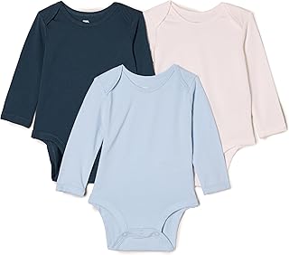 x Sofia Grainge Unisex Babies' Long Sleeve Crew Neck Bodysuit, Pack of 3