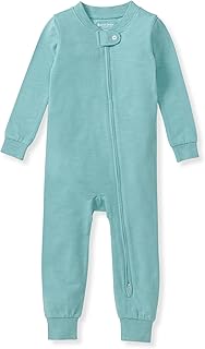 unisex-baby Honeysoft Pajamas, Footless One-piece Zip-up Pj, Soft Organic Cotton & Lyocell Blend
