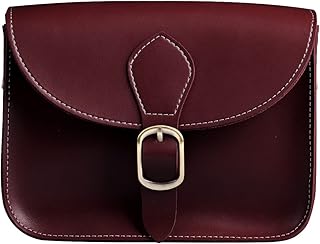 Sponsored Ad - Crossbody Saddle Vegan Leather Bag Small Retro Satchel For Women Vintage Simple Handbag Faux Leather Casual Purse