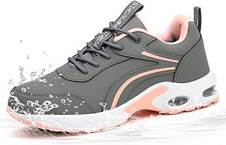 Sponsored Ad - Women's Waterproof Steel Toe Work Safety Shoes, Non-Slip, Puncture-Proof, Comfortable, Lightweight, Fashion Footwear, Construction, Industrial Shoes