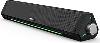 Sponsored Ad - BLUEDEE Computer Speakers, Bluetooth Soundbar, HiFi Stereo, 3.5mm Aux-in Connection, USB Powered Speakers for Desktop Monitor, PC, Laptop, Tablets