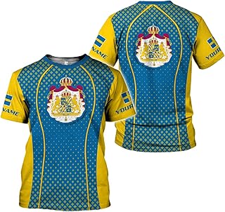 Sponsored Ad - Personalized Sweden Flag Unisex Shirt Custom Vintage Sverige Sweden Casimas Shirts Men's Shirt T-Shirt Swedish National Pride