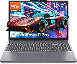 15" Gaming Laptop Computer, AMD Ryzen 5 7535HS (Beat i7-11800H), 40GB DDR5 RAM, 1TB PCIe SSD, Radeon 660M, FHD+ Copilot AI PC, WiFi 6, Bluetooth 5.3, Type-C, HDMI, Luna Grey, Windows 11 Pro