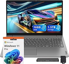 Sponsored Ad - V15 G4 IRU 15.6" FHD Business Laptop, Intel Core i7-13620H, 16GB RAM, 1.5TB Storage(1TB SSD+512GB Docking Station Set), Intel UHD Graphics, Wi-Fi 6, Windows 11 Pro, Gray
