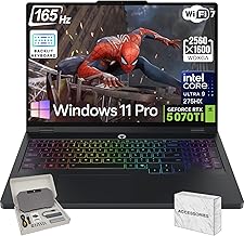 Legion Pro 5i Gen 10 Gaming Laptop (2025) - Intel 24-Core Ultra 9 275HX, GeForce RTX 5070 Ti, 64GB RAM, 4TB SSD, 16.0" WQXGA OLED 165Hz, Win 11 Pro, Wi-Fi 7, 24 Zone RGB Backlit, Accessories