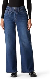Womens Heritage Belted Wide Leg Jeans (Also Available in Plus)