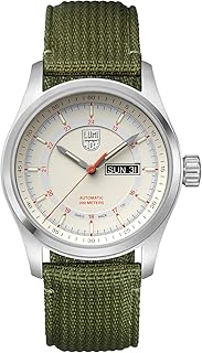 Atacama Field Automatic - Mens Watch 44mm - Military Watch in Silver/White Date Function - 200m Water Resistant - Sapphire Glass - Mens Watches - Made in Switzerland