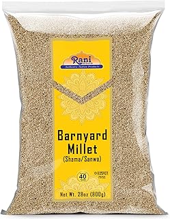 Rani Barnyard Millet (Echinochloa Esculenta Frumantacea) Whole Ancient Grain Seeds 28oz (1.75lbs) 800g ~ All Natural | Gluten Friendly | NON-GMO | Kosher | Vegan | Indian Origin | Shama/Sanwa