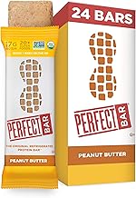 Sponsored Ad - Perfect Bar Original Refrigerated Protein Bar, Peanut Butter, 2.5 Ounce Bar, 8 Count (Pack of 3)
