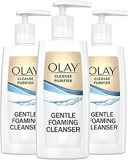 Face Cleanser, Gentle Foaming Face Wash for Sensitive Skin - Fragrance-Free, Oil-Less, Soap-Free, Glycerin-Based Formula, Daily Cleansing without Irritation, 6.7 Oz - 3 Pack