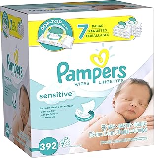 Sensitive Baby Wipes - Unscented - 392 ct