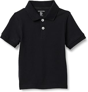 Boys and Toddlers' Short-Sleeve School Uniform Pique Polo Shirts, Multipacks