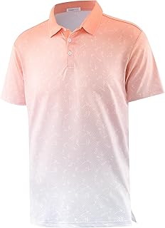 Sponsored Ad - Mens Polo Shirt Short Sleeve Performance Golf Shirts Moisture Wicking Dry Fit Casual Quick-Dry T-Shirt