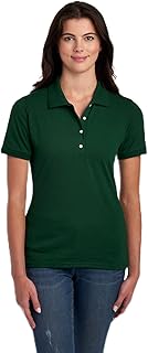 Women's Short Sleeve Polo Shirts, Cotton Blend, Moisture Wicking, Sizes S-2xl