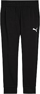 Boys' Essential Basics Logo Fleece Joggers, Elastic Waistband, Side Seam Pockets