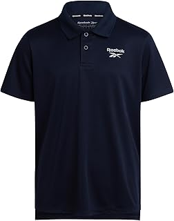 Boys Polo Shirt - Dry Fit Performance Short Sleeve Collared Golf Shirt - Moisture Wicking Boys Athletic Shirts