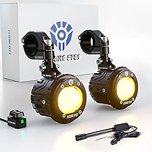 Sponsored Ad - Motorcycle LED Fog Lights, 120W Auxiliary Driving Spotlight, High/Low Beam, Waterproof Off-Road Lights for Night Riding, ATV, UTV, and Motorcycle Headlights