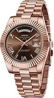 Sponsored Ad - Men Watches Analog Quartz Stainless Steel Rose Gold Silver Watches for Men Waterproof Business Classic Desiger Wrist Watch with Day Date