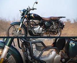 Crash Guard with Slider Compatible with Royal Enfield New Classic 350 Reborn