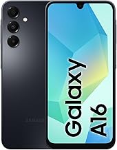 Galaxy A16 4G LTE (128GB + 4GB) International Model SM-A165F/DS Factory Unlocked, 6.7", Dual SIM, 50MP Triple Camera (Case Bundle), Black