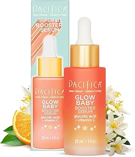 Sponsored Ad - Vitamin C Face Serum - Glow Baby Booster Facial Serum - Glycolic Acid Serum For Face - Dark Spot Corrector Anti Aging Brightening - Dermatologist Tested, Fragrance Free, Clean Skin Care