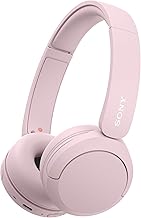 WH-CH520 Wireless Headphones Bluetooth On-Ear Headset with Microphone and up to 50 Hours Battery Life with Quick Charging, Pink