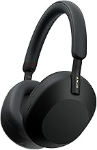 WH-1000XM5 Premium Noise Canceling Headphones, Auto NC Optimizer, 30-Hour Battery, Alexa Voice Control, Black