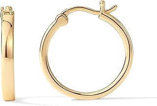 Sponsored Ad - PAVOI 18K Yellow Gold Vermeil 925 Sterling Silver Hoop Earrings for Women - Lightweight Gold Hoop Earrings - Classic Hypoallergenic Jewelry (20mm)