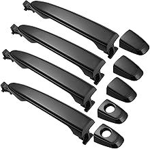 Sponsored Ad - Exterior Door Handle Set for 2003-2009 Toyota 4Runner,2007-2011 Toyota Camry, 2005-2015 Tacoma,2005-2012 Avalon,Painted Black,69211-AE010, 82498