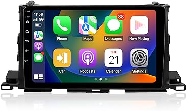Android 13.0 6G 128G Car Stereo Wireless Apple CarPlay for Toyota Highlander 2014-2019, 10.2" HD Touch Screen Radio Bluetooth GPS Navigation, 2.4GHz & 5GHz WiFi, SWC, DSP 48-EQ AM FM Radio