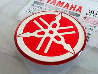 Yamaha Tuning Fork Logo Decal- Red, 40mm, #5LN-F313B-09-RE