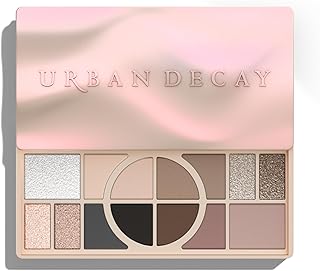 Naked Shaped Eyeshadow Palette - Multi-Use Neutral Eye & Face Palette, 14 Crease & Transfer-Resistant Shades, Up to 16HR Wear, Sculpting Creams, Defining Powders, Shimmer Highlighters